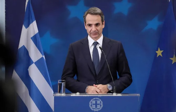 رئيس الوزراء اليوناني كيرياكوس ميتسوتاكيس