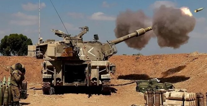 مدفعية تابعة لجيش الاحتلال الإسرائيلي
