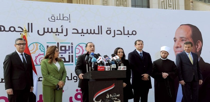 كلمة مدبولي أثناء فعالية مبادرة أبواب الخير