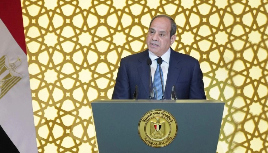 الرئيس السيسي في احتفالية ليلة القدر