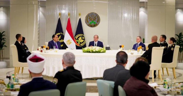 حضور الرئيس السيسي في حفل إفطار اكاديمية الشرطة