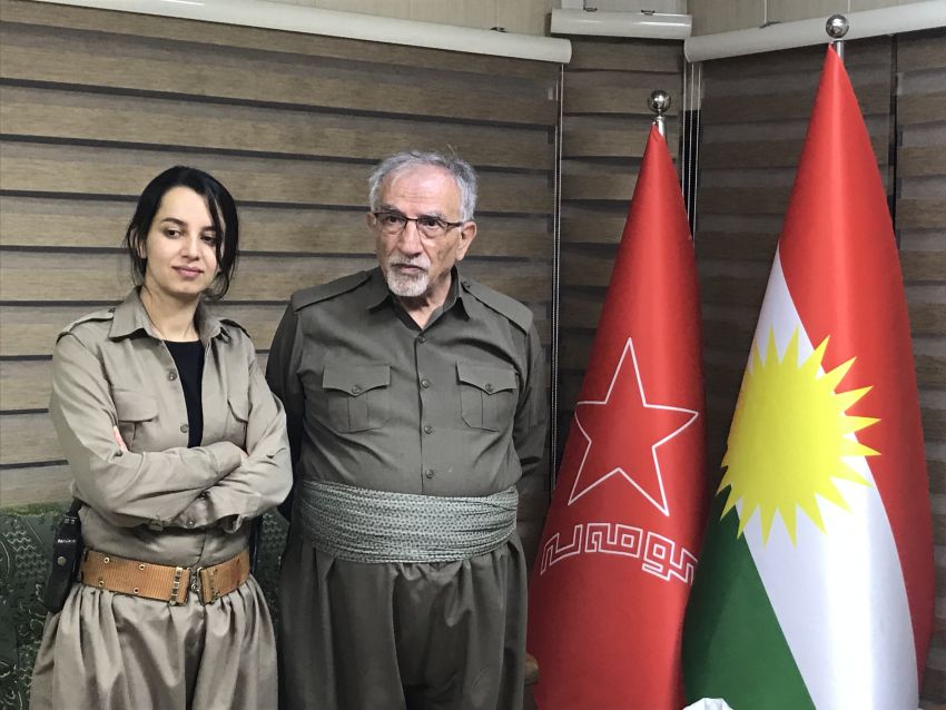 كوثر فتاحي سياسية وباحثة كوردية تنتمي لحزب كومة