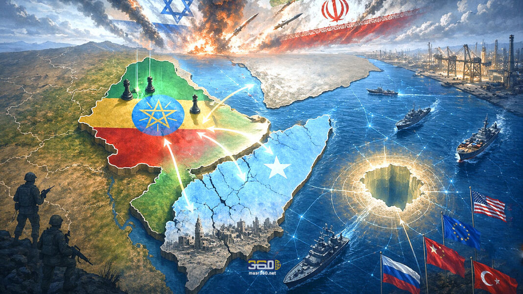 حرب إيران وأثرها على القرن الإفريقي (الصورة بواسطة الذكاء الاصطناعي) حرب إيران وأثرها على القرن الإفريقي (الصورة بواسطة الذكاء الاصطناعي)