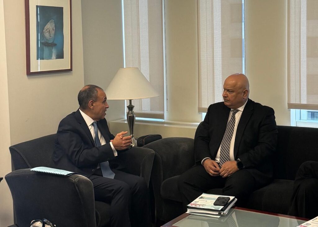 د. بدر عبد العاطي وساروج جها، المدير العالمي لقطاع المياه بمجموعة البنك الدولي