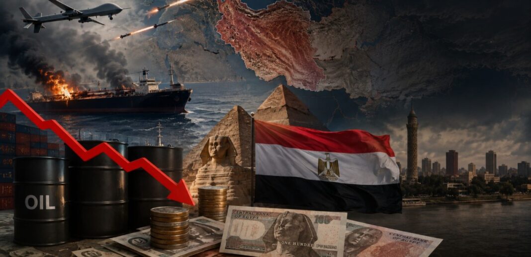 حرب إيران تضغط على الاقتصاد المصري (الصورة بواسطة الذكاء الاصطناعي)