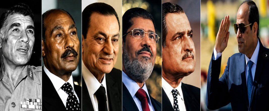 رؤساء مصر من محمد نجيب للسيسي رؤساء مصر من محمد نجيب للسيسي