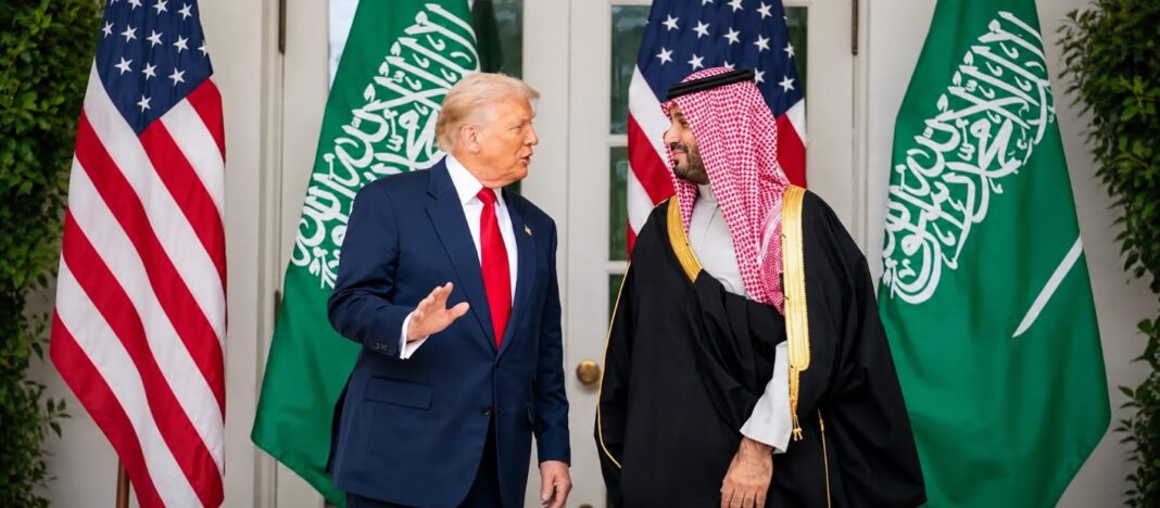 الرئيس الأمريكي دونالد ترامب وولي العهد السعودي الأمير محمد بن سلمان
